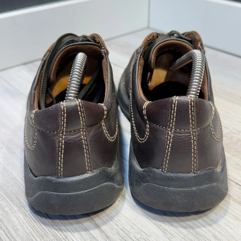 Vintage GBX‎ Shoe Men's 8M Brown Leather Chunky Oxford Lace Up Workwear Y2K